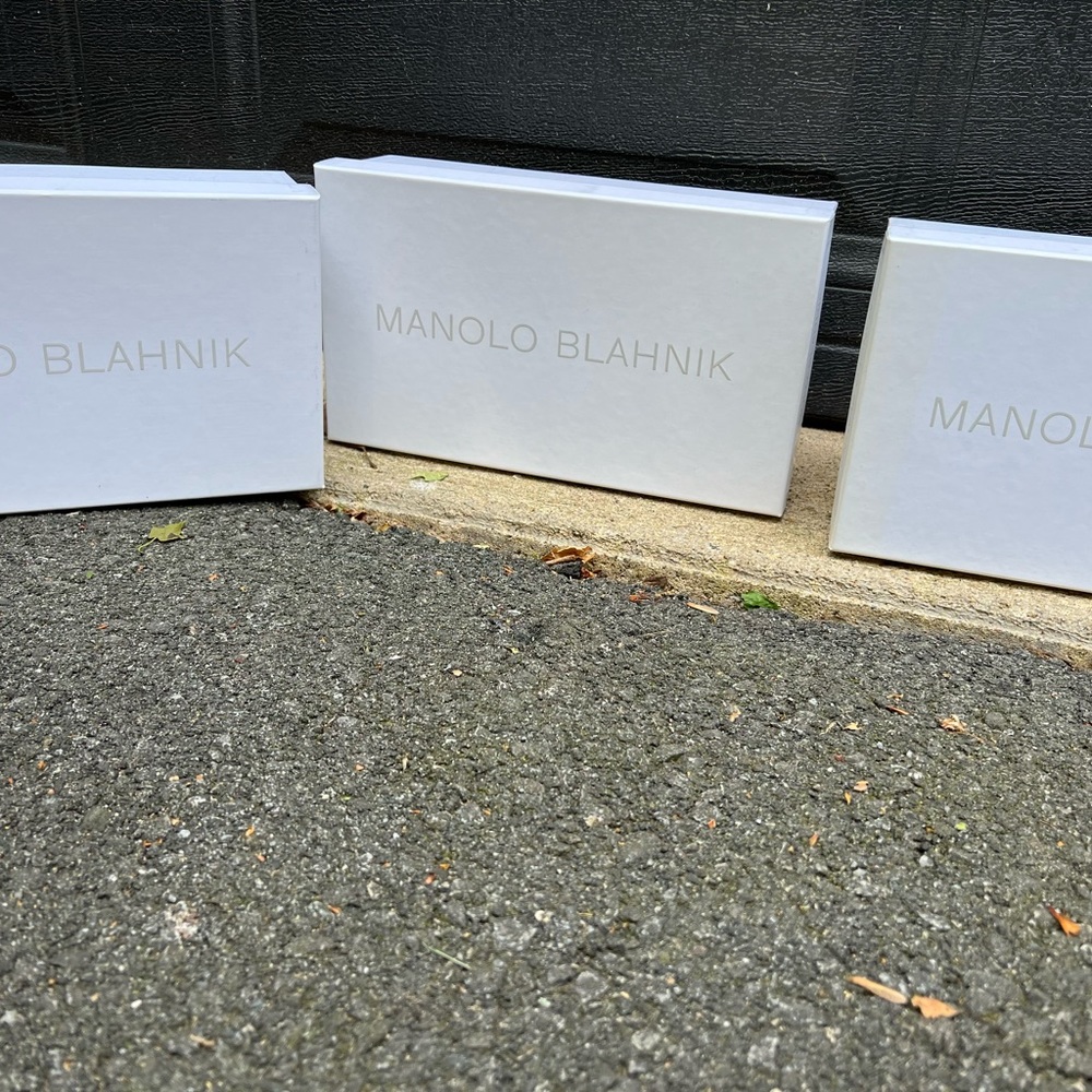 Manolo Blahnik Shoe boxes EMPTY